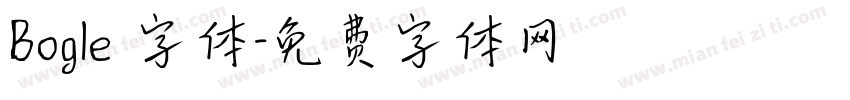 Bogle 字体字体转换